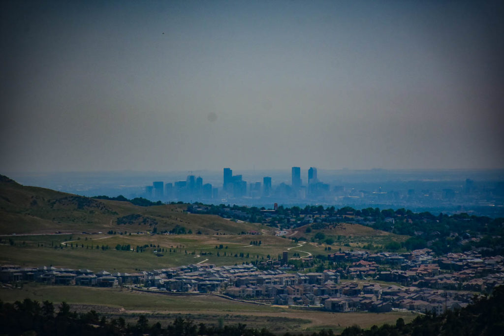 View of downtown Denver from Red Rocks