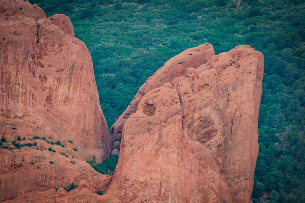 Rock formation at Garden of the Gods.
