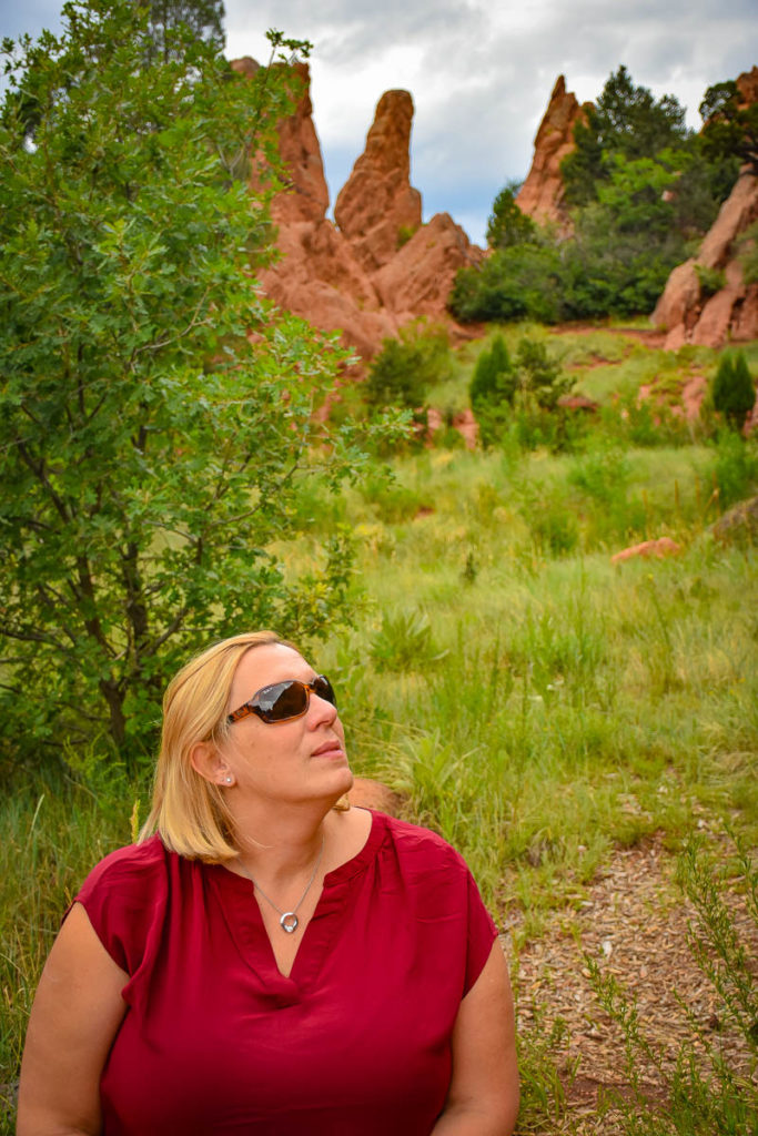 Crystal on hike in Garden of the Gods.