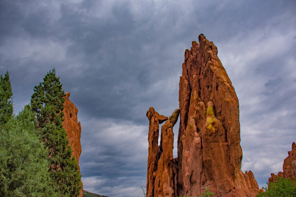 Garden of the Gods rock formation.