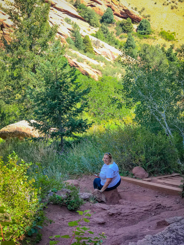 Nature walk in Red Rocks park