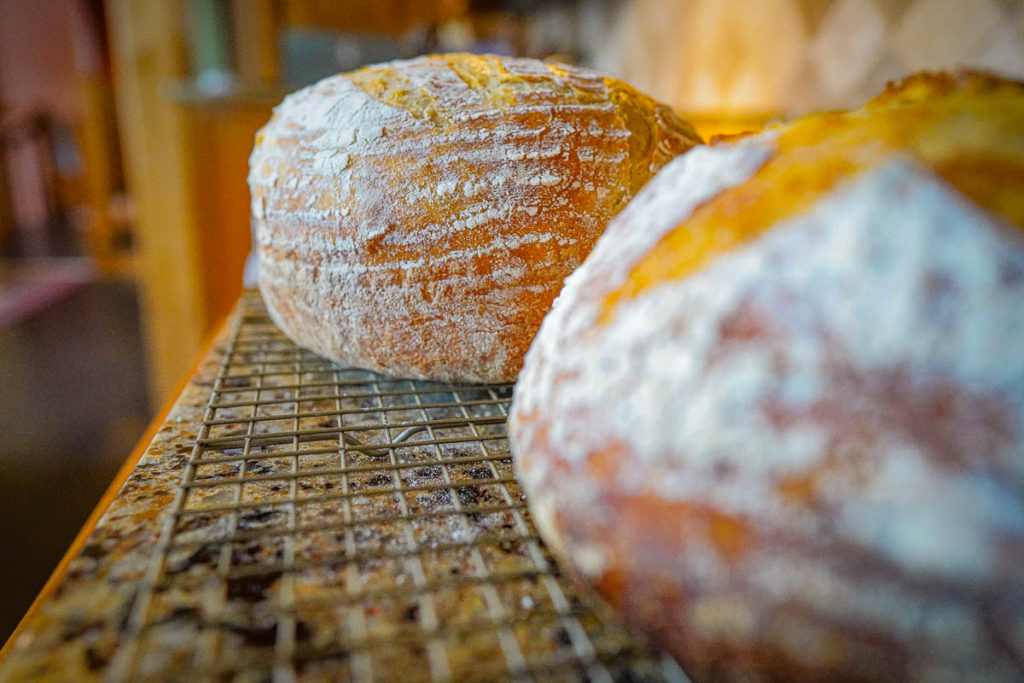 It is always a good time for fresh baked sourdough.