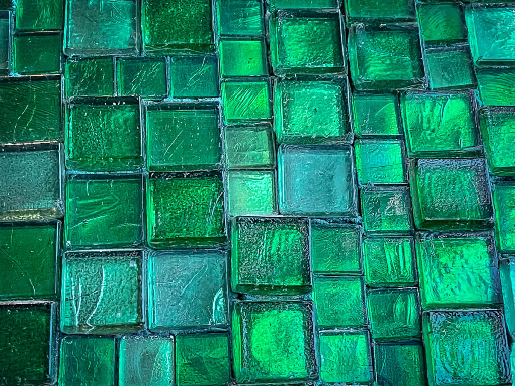 Closeup of the Ithre tiles