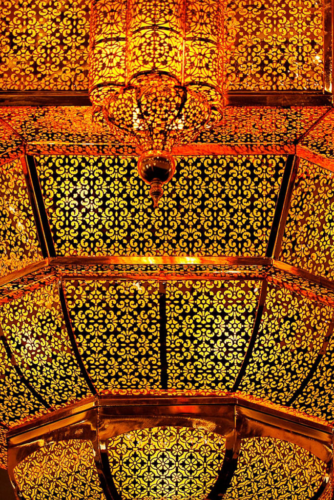 Grand lantern  in a mosque