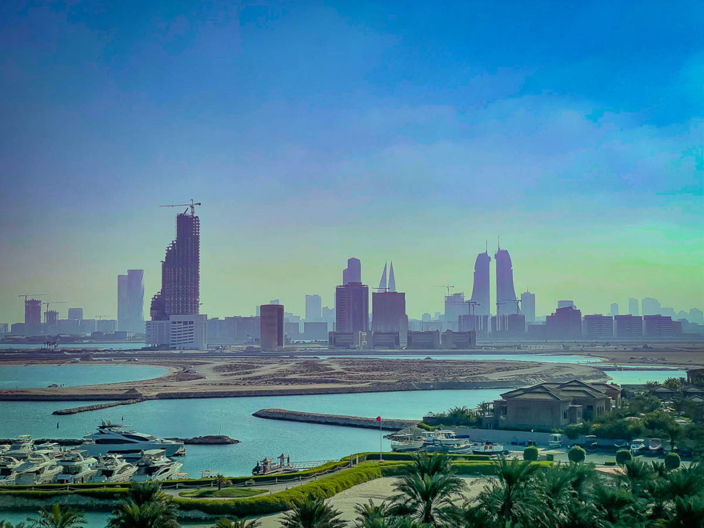 Manama skyline from the Ritz